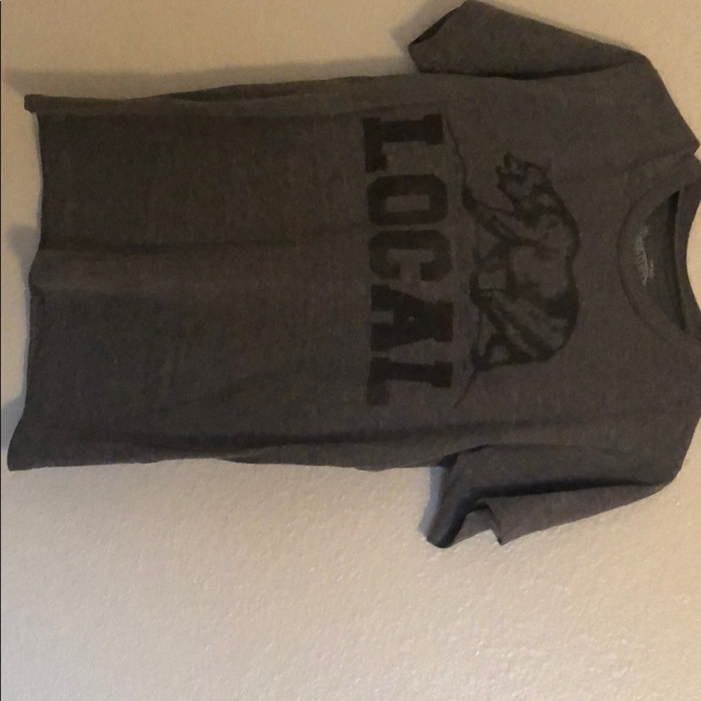 A grey shirt